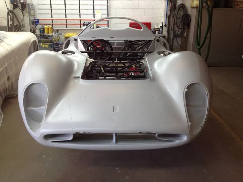 Ferrari 330 P4 getting ready for painting
